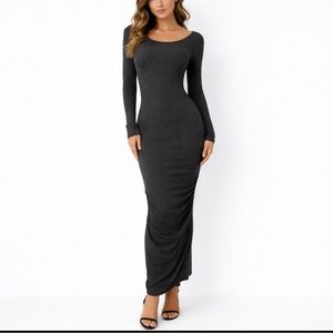 Michael Stars Bodycon Sparkle Maxi Dress Medium